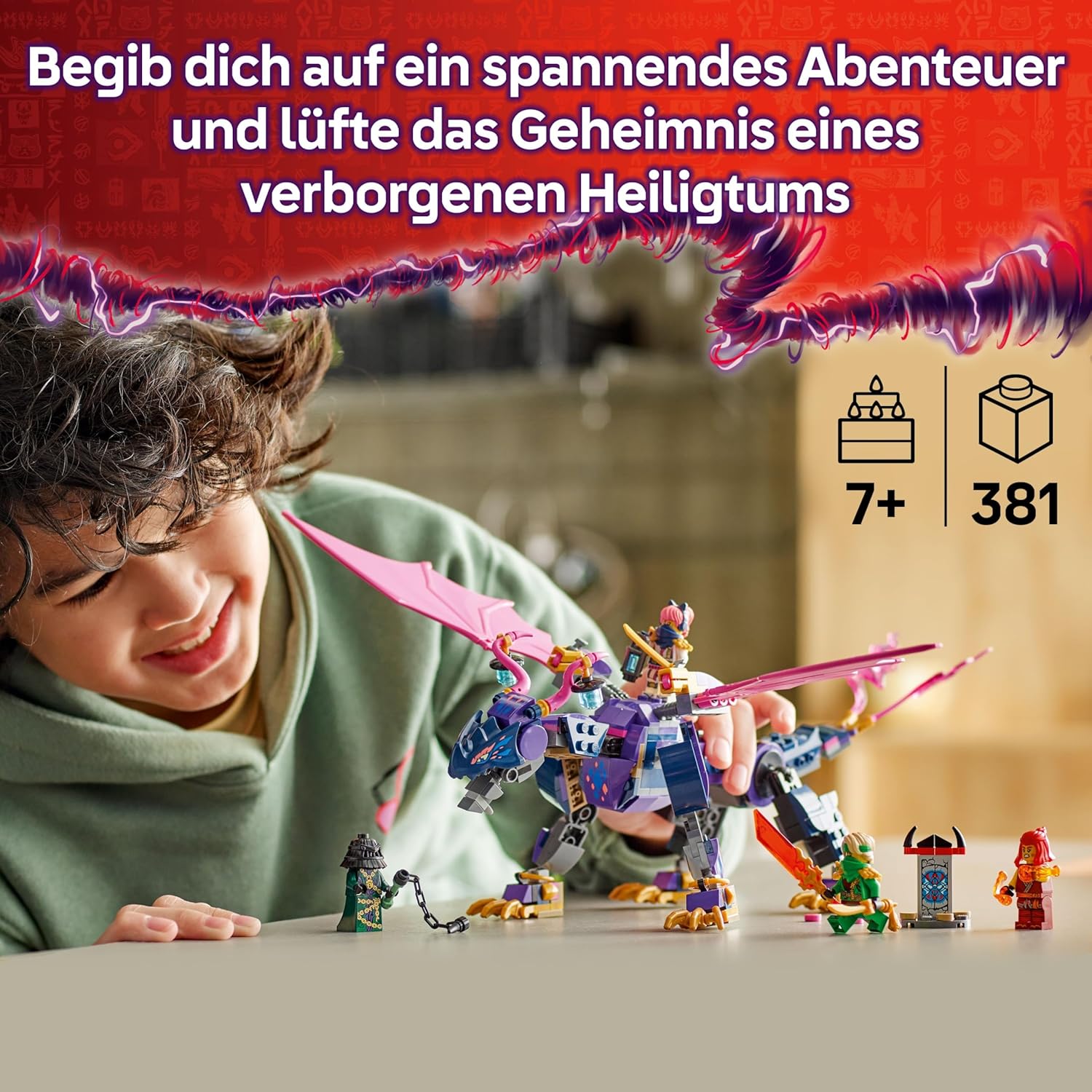 LEGO® NINJAGO® Rontu der Meisterdrache 71842 Spielzeug, Person