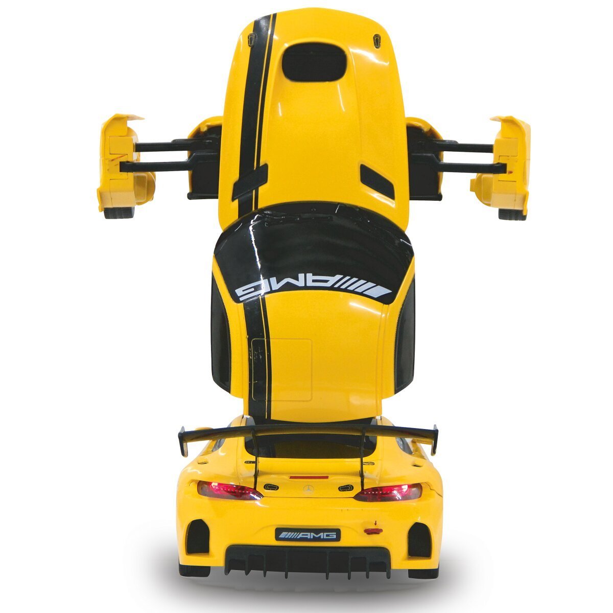 JAMARA Mercedes-AMG GT3 1:14 gelb 2,4GHz transformable ab 8 Jahren