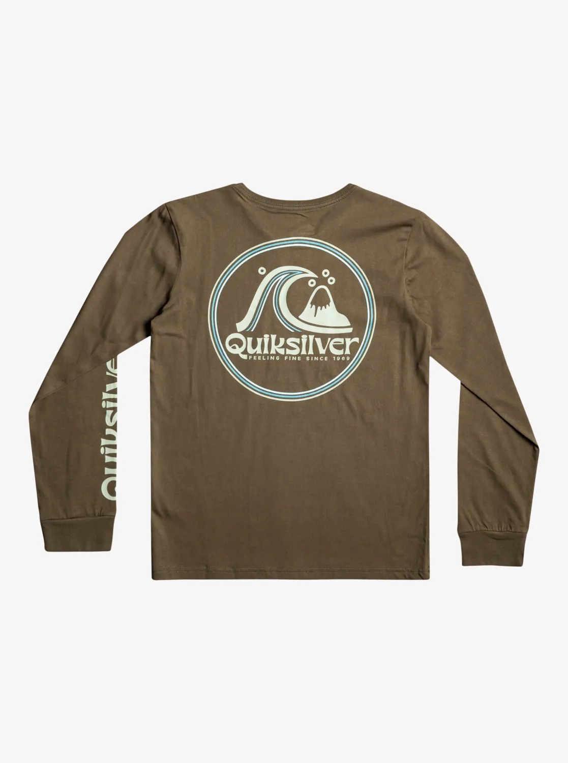 Quiksilver Rolling Circle - Longsleeve für Jungen Braun GR. M
