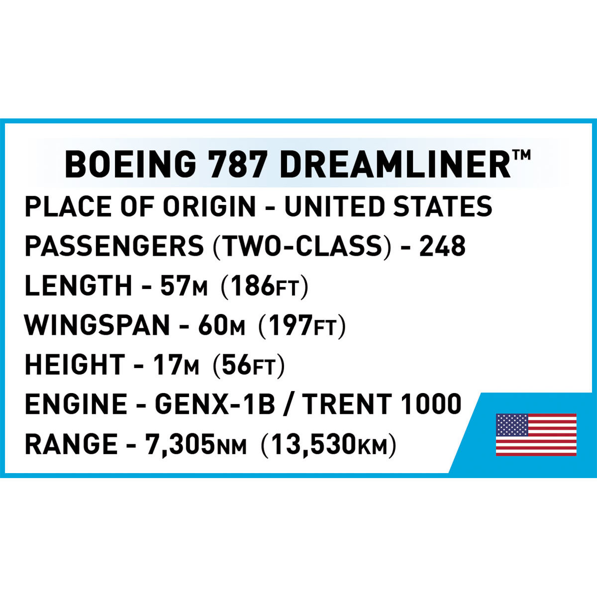 COBI 26603 - BOEING 787 Dreamliner 1:110 - Bild 12 COBI 26603 - BOEING 787 Dreamliner 1:110 - Bild 12