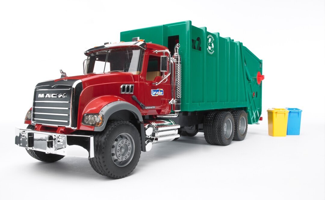 Bruder 02812 Mack Granite Müll-Lkw Bruder, 02812, Mack, Granite, Müll-Lkw, Transport, Lastwagen, Fahrzeug, Maschine, Rad