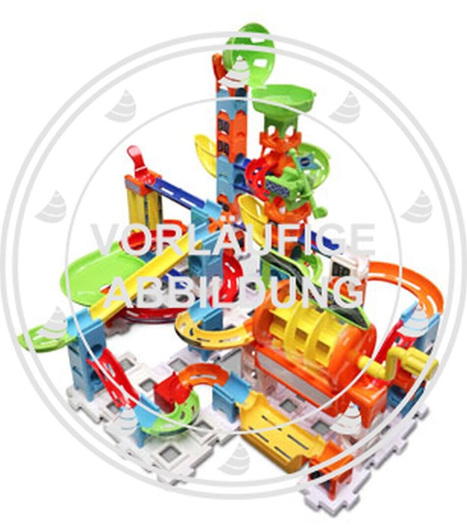 VTech Marble Rush Super Action Set L100 E Kugelbahn-Set 99 Teile, ab 4 Jahren VTech Marble Rush Super Action Set L100 E mit 99 Teilen, 10 Kugeln, Schrauben-Lift, Licht-& Soundeffekten, fördert Motorik & räumliches Denken, ab 4 Jahren,