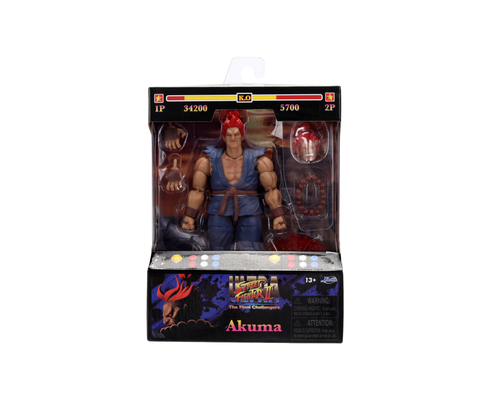 Jada Street Fighter II Akuma 6,2" Figure Jada Street Fighter II Akuma 6,2" Figure