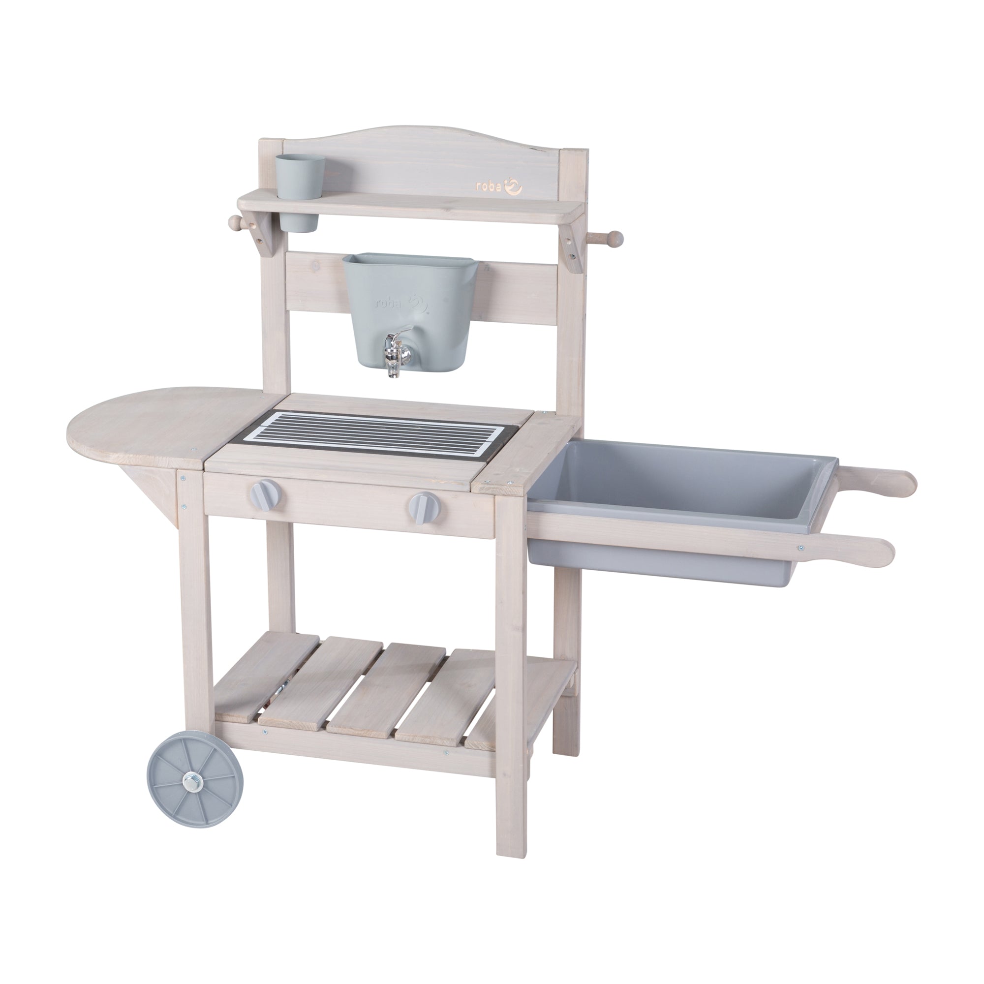 Roba 457005GA Mobile Spiel- Matschküche BBQ grau – Outdoor FSC - Bild 1 Roba 457005GA Mobile Spiel- Matschküche BBQ grau – Outdoor FSC - grau - Outdoor FSC - Produktbild 1