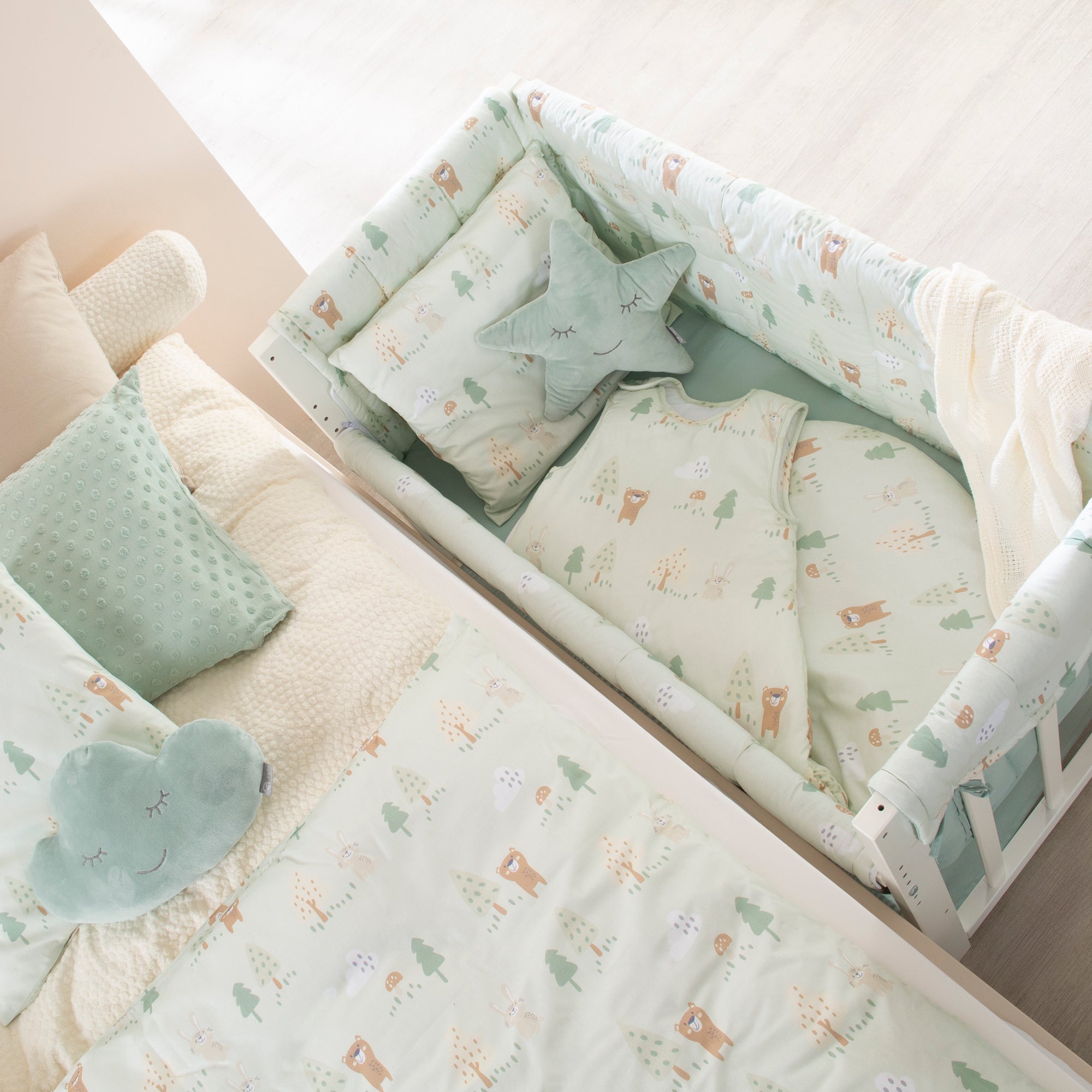 Roba 289149WES283 Stubenbett 4in1 Woodland Buddies weiß – Stubenbetten - Bild 4 Roba 289149WES283 Stubenbett 4in1 Woodland Buddies weiß – Stubenbetten - Produktbild 4