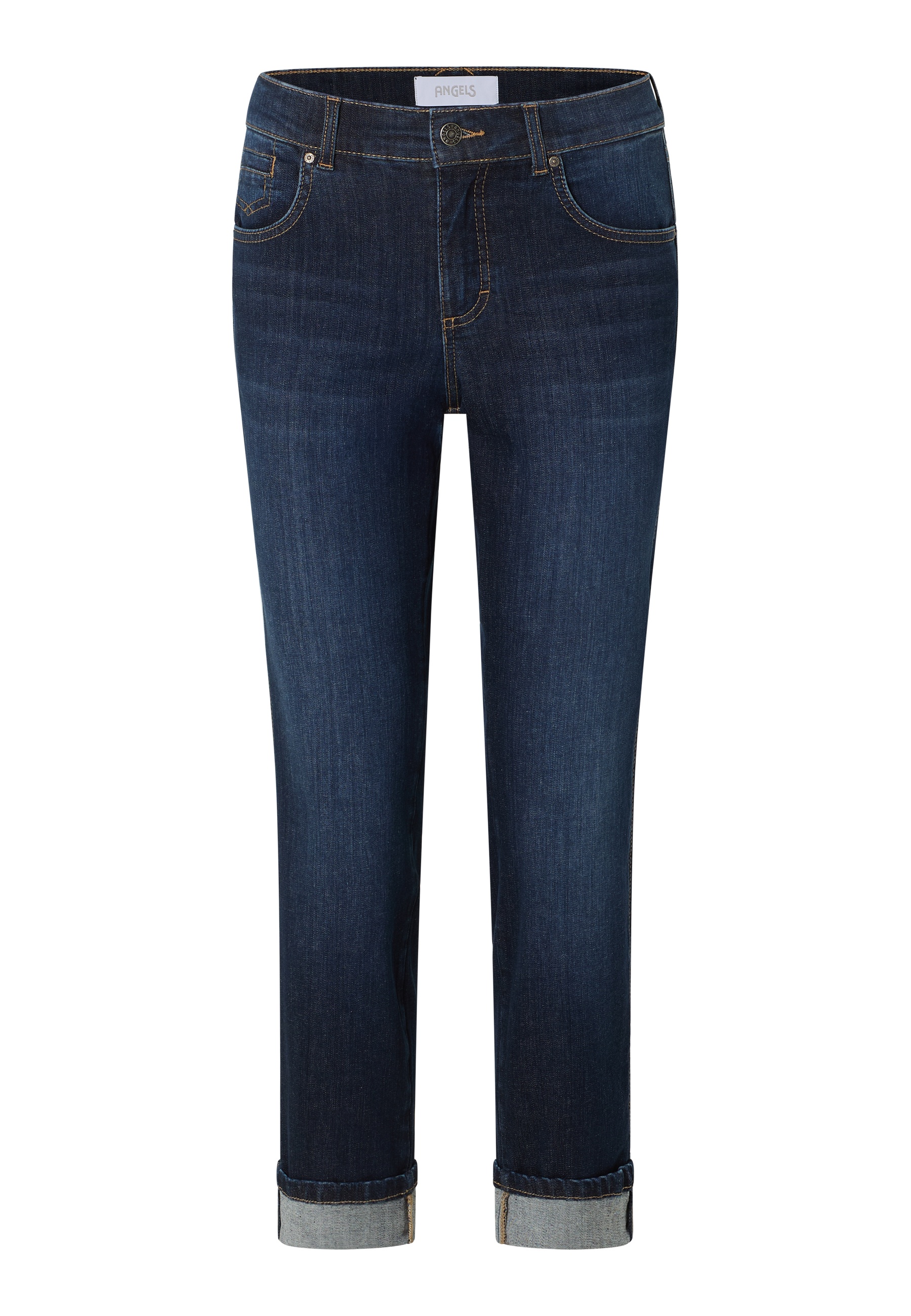 ANGELS 346810930D Damen Jeans Darleen Turn Up 7/8 Straight Fit - Dunkelblau - 2