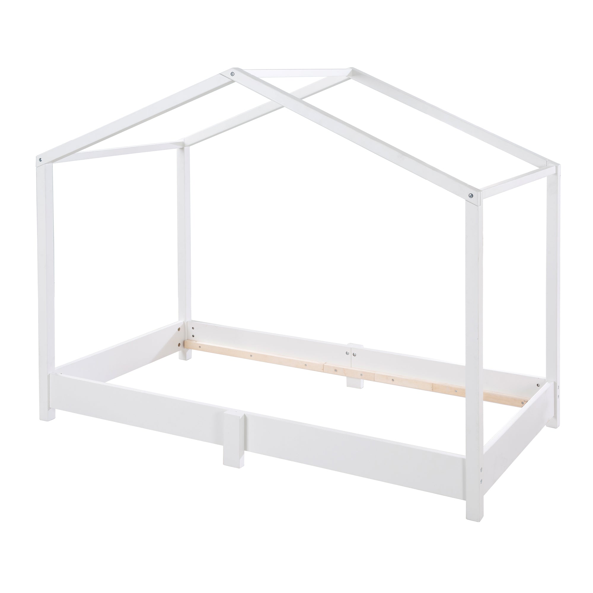 Roba 207023WE Hausbett 70x14 cm, Bodenbett weiß – Hausbetten - Bild 1 Roba 207023WE Hausbett 70x14 cm, Bodenbett weiß – Hausbetten - weiß - Hausbetten - Produktbild 1