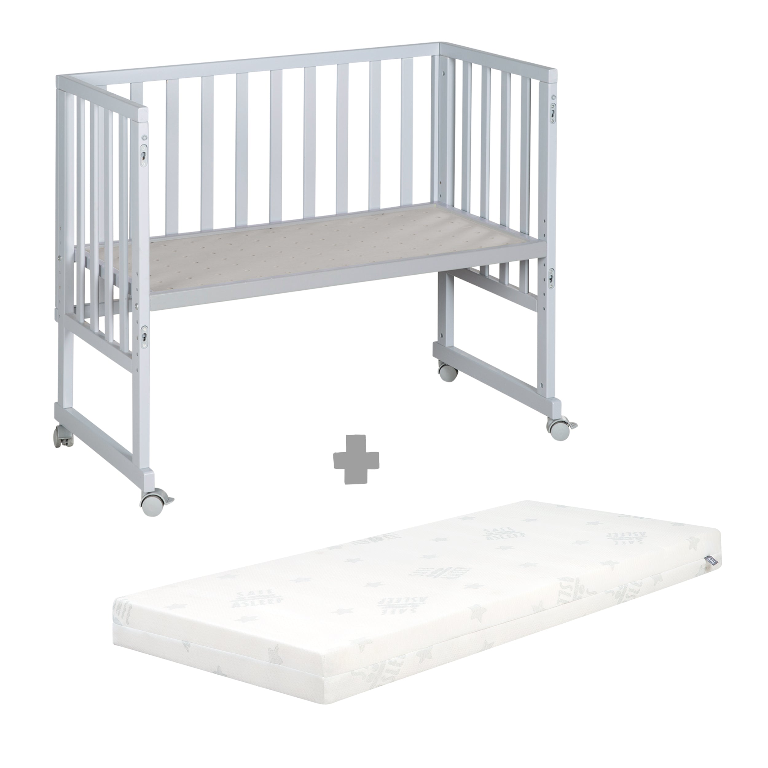 Roba 8961TP1 Stuben- Beistellbett +Barriere/Matratze taupe – Stubenbetten - Produktbild 15