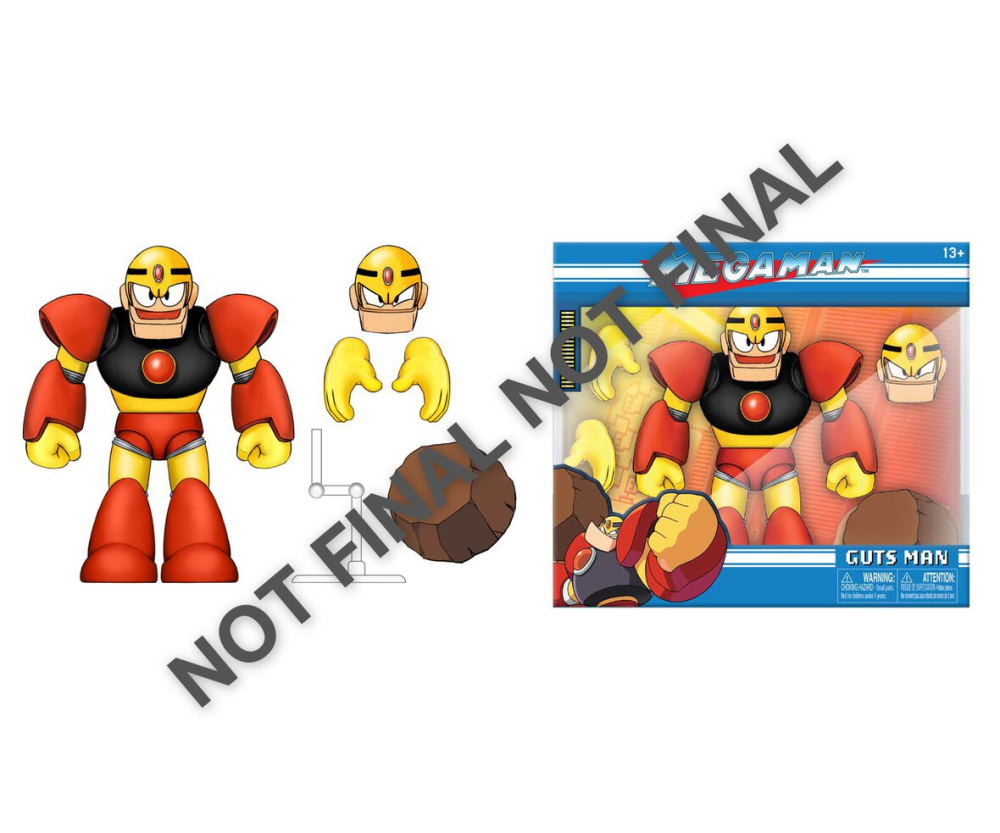 Jada Mega Man Guts Man 5,8" Figure