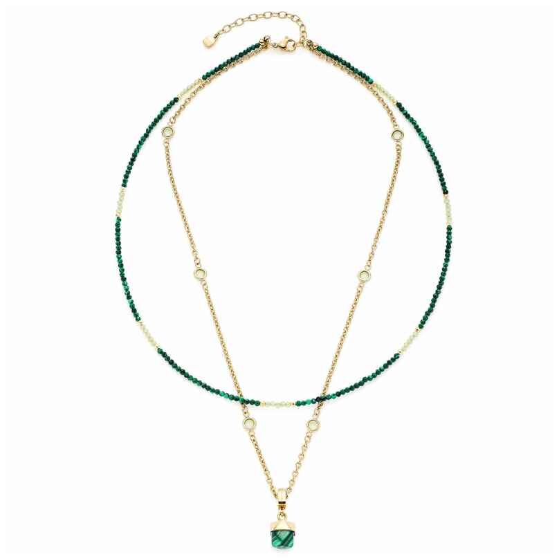 Leonardo 21767 Halskette Valea Zubehor, Schmuck, Halskette, Halskette mit Perlen, Ornament