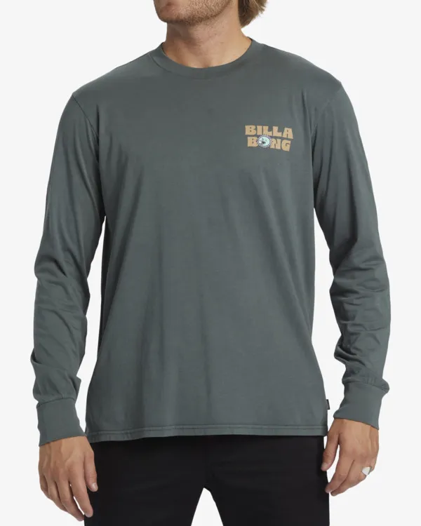 Billabong, Shirt, Langarm, Herren, Grau, GR., L