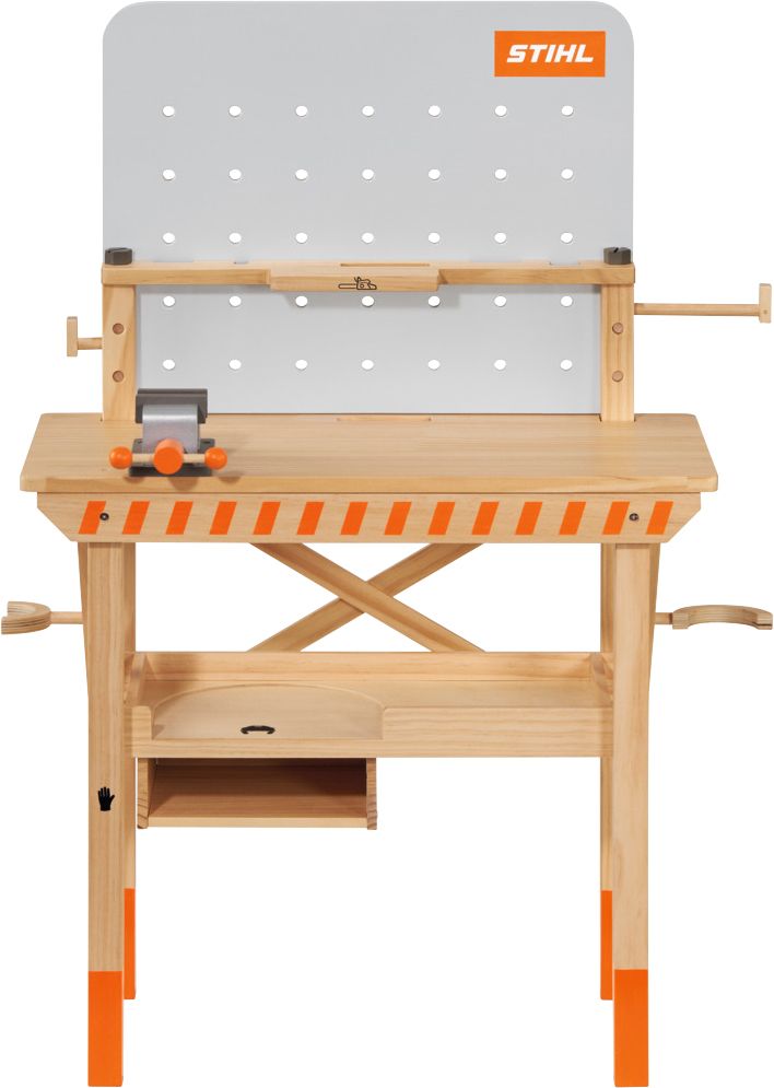 Stihl Kinderwerkbank aus Holz Holz, Sperrholz