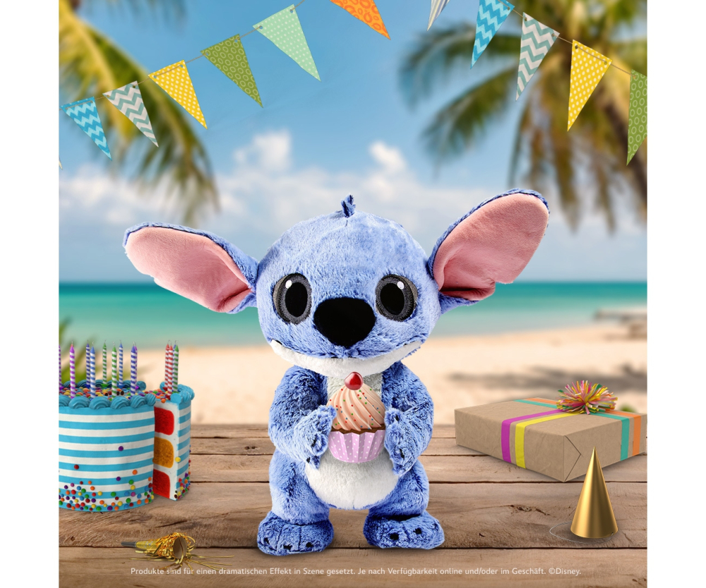 Simba Disney Stitch Live Action Plüsch, 25cm