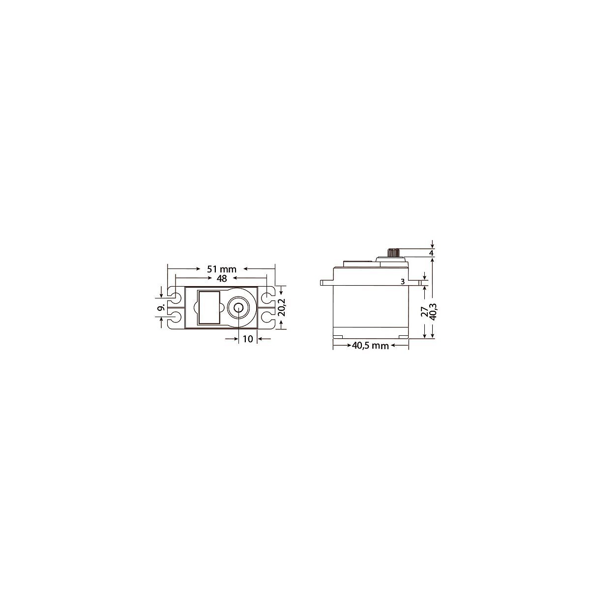 JAMARA Servo High End ST1318HMG JAMARA Servo High End ST1318HMG