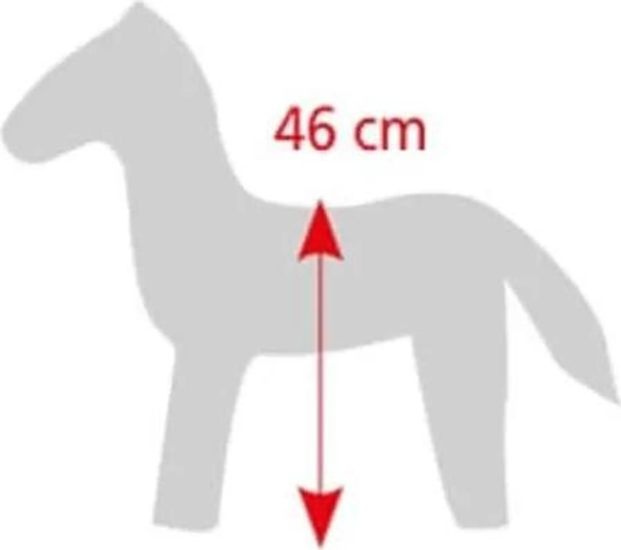 Schaukelpferd CARLOTTA 46 cm