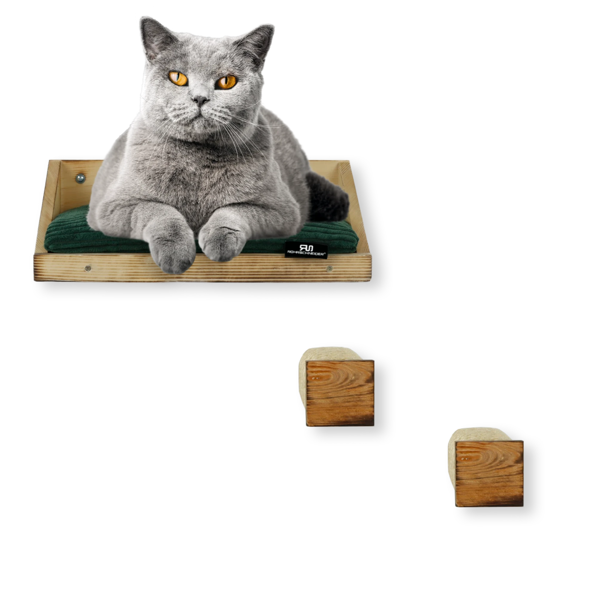 Rohrschneider RS 01140 Katzenkletterwand geflammt Kissen – Wandliege Rohrschneider RS 01140 Katzenkletterwand geflammt Kissen – Wandliege