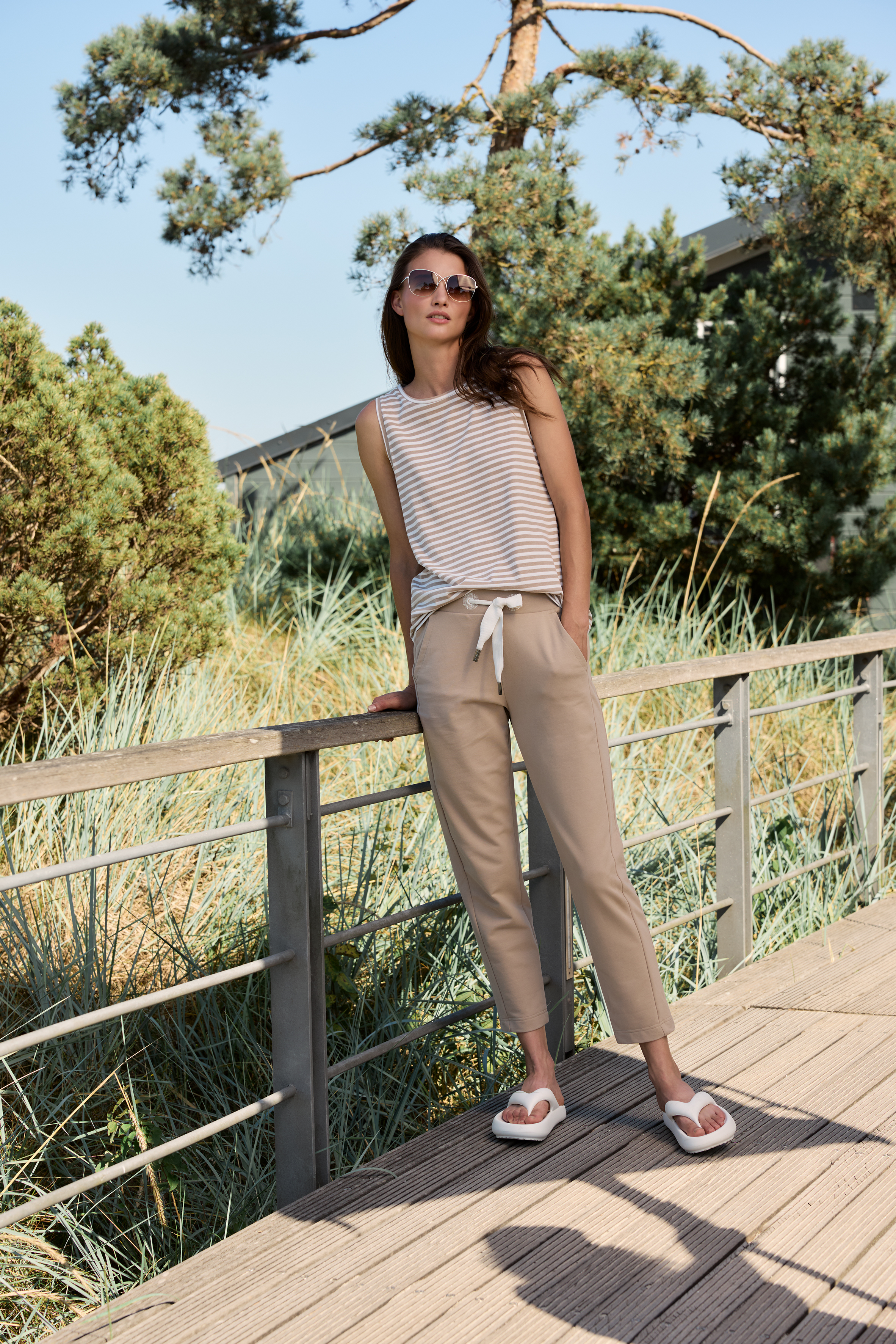 ELBSAND SWEATHOSE, BRINE, BEIGE von Elbsand bei Conquest. Artikel ELB 70628/2180.