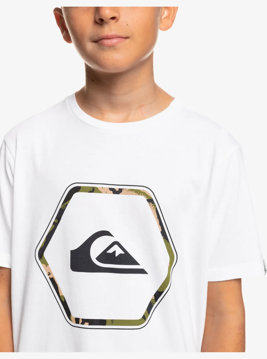Quiksilver In Shapes - T-Shirt für Jungen 8-16 Weiß GR. S