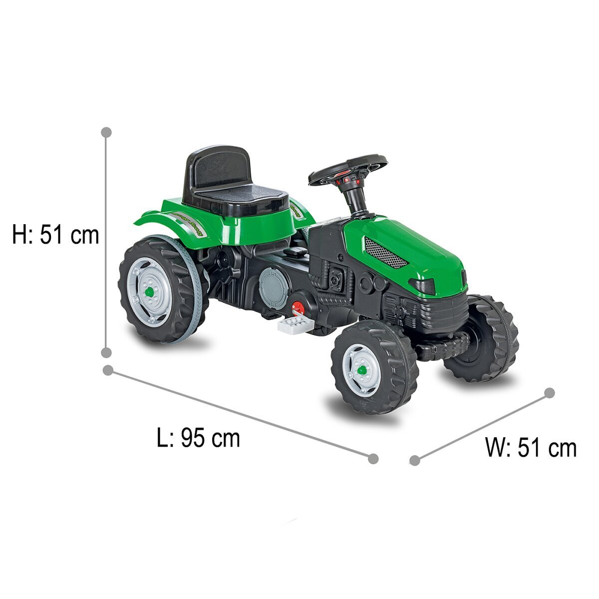 JAMARA Trettraktor Strong Bull grün ab 3 Jahren JAMARA Trettraktor Strong Bull grün ab 3 Jahren