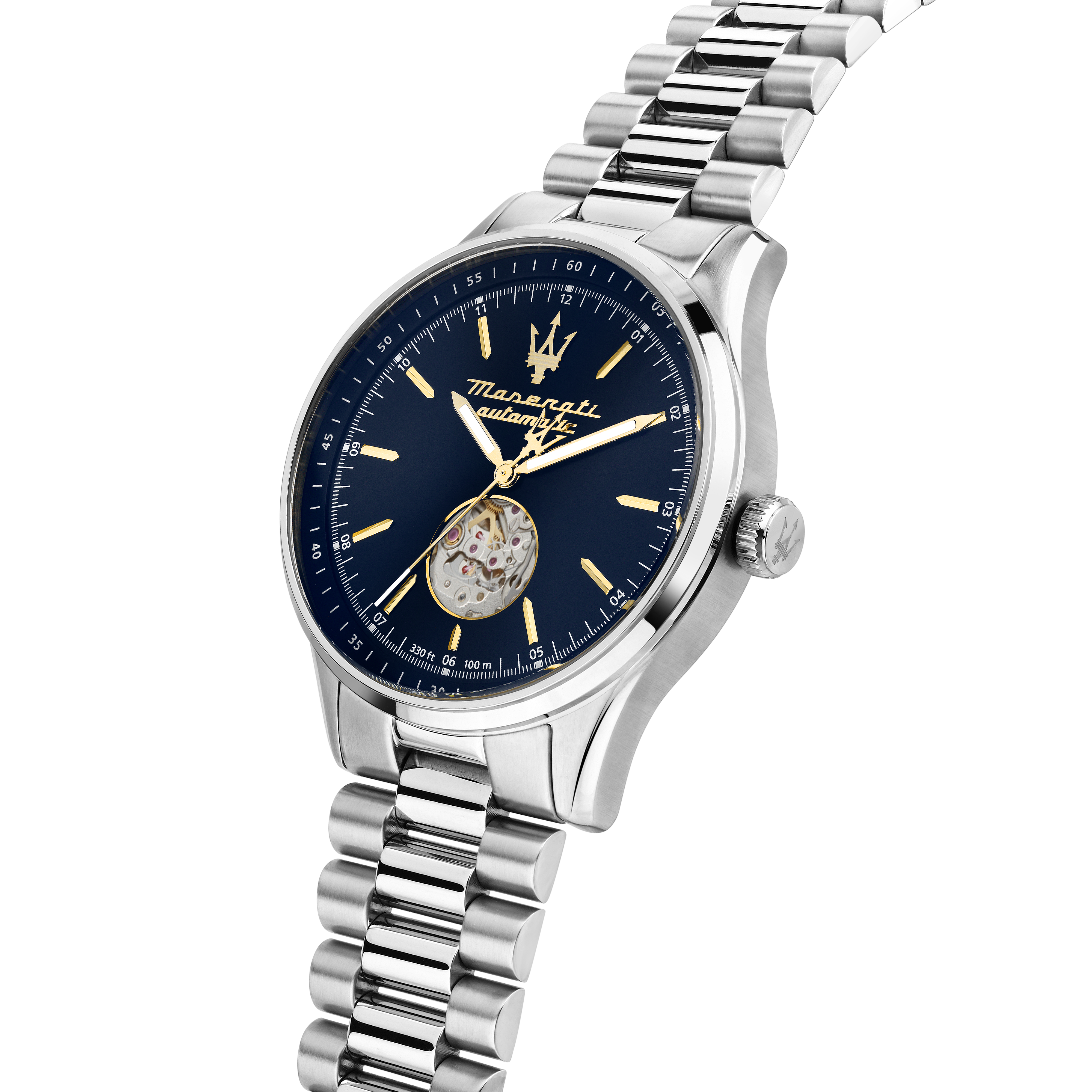Maserati Sorpasso Herrenuhr Automatik 42mm Silber Maserati Sorpasso Herrenuhr Automatik 42mm Silber