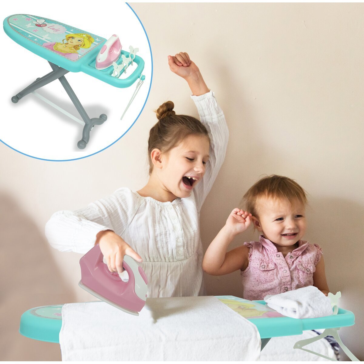JAMARA Bügelset Little Laundry Princess 6tlg. türkis ab 3 Jahren JAMARA Bügelset Little Laundry Princess 6tlg. türkis ab 3 Jahren