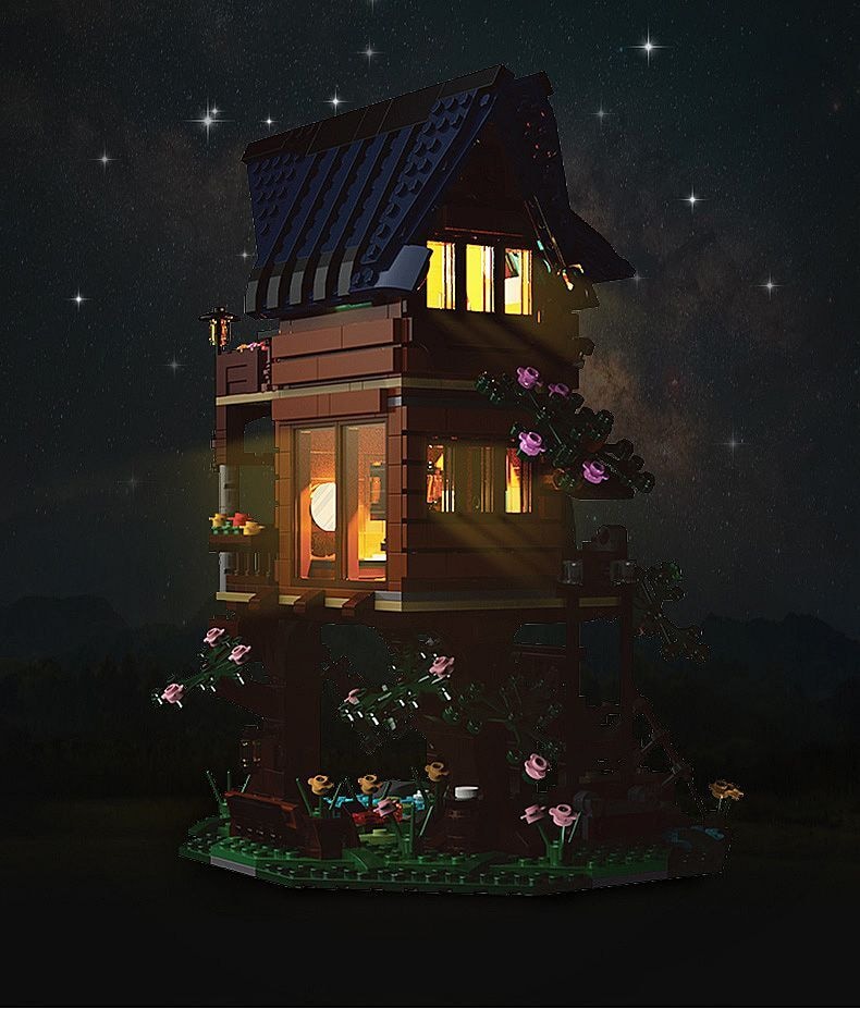 Produktfoto - Jamara e.K. - CaDA Baumhaus 4 Jahreszeiten Bricks - Modell JAMARA 402866