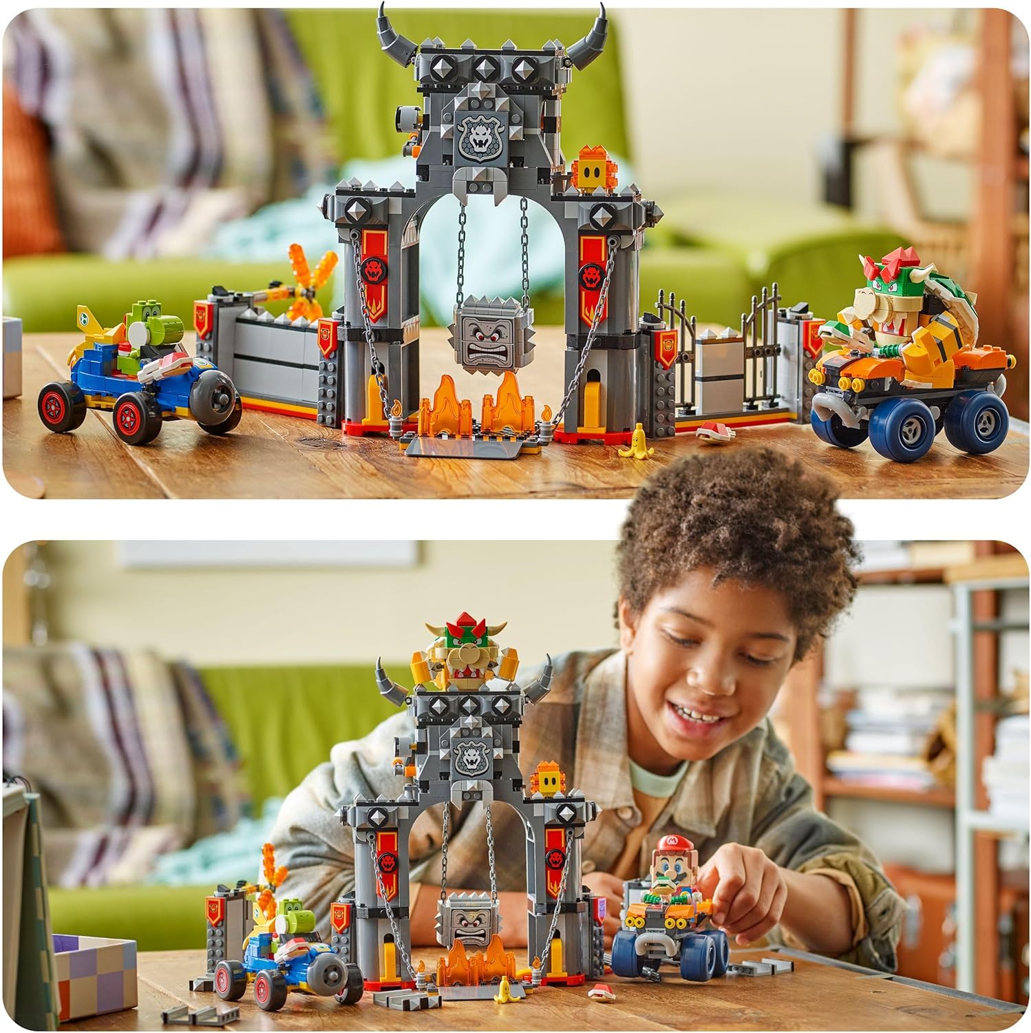 LEGO Speed Champions 76920 Ford Mustang Dark Horse in Dunkelblau mit Rennfahrer-Minifigur