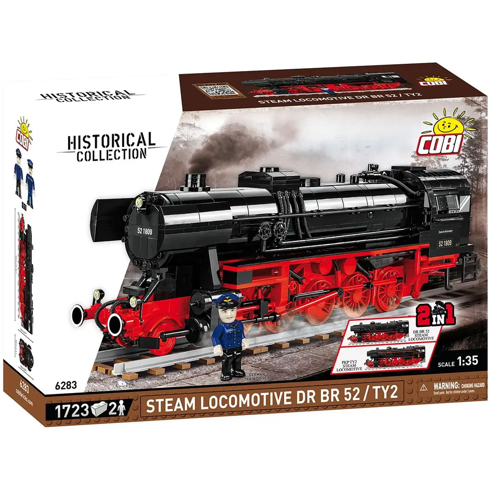 Cobi 6283 DR BR 52/TY2 Steam Locomotive
