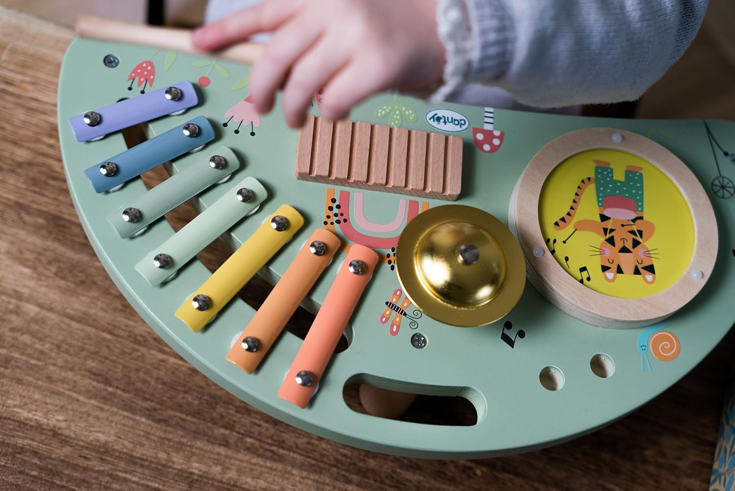 Dantoy 4776 Musikstation - Holzspielset in Geschenkbox, 3-teilig Dantoy 4776 Musikstation - Holzspielset in Geschenkbox, 3-teilig