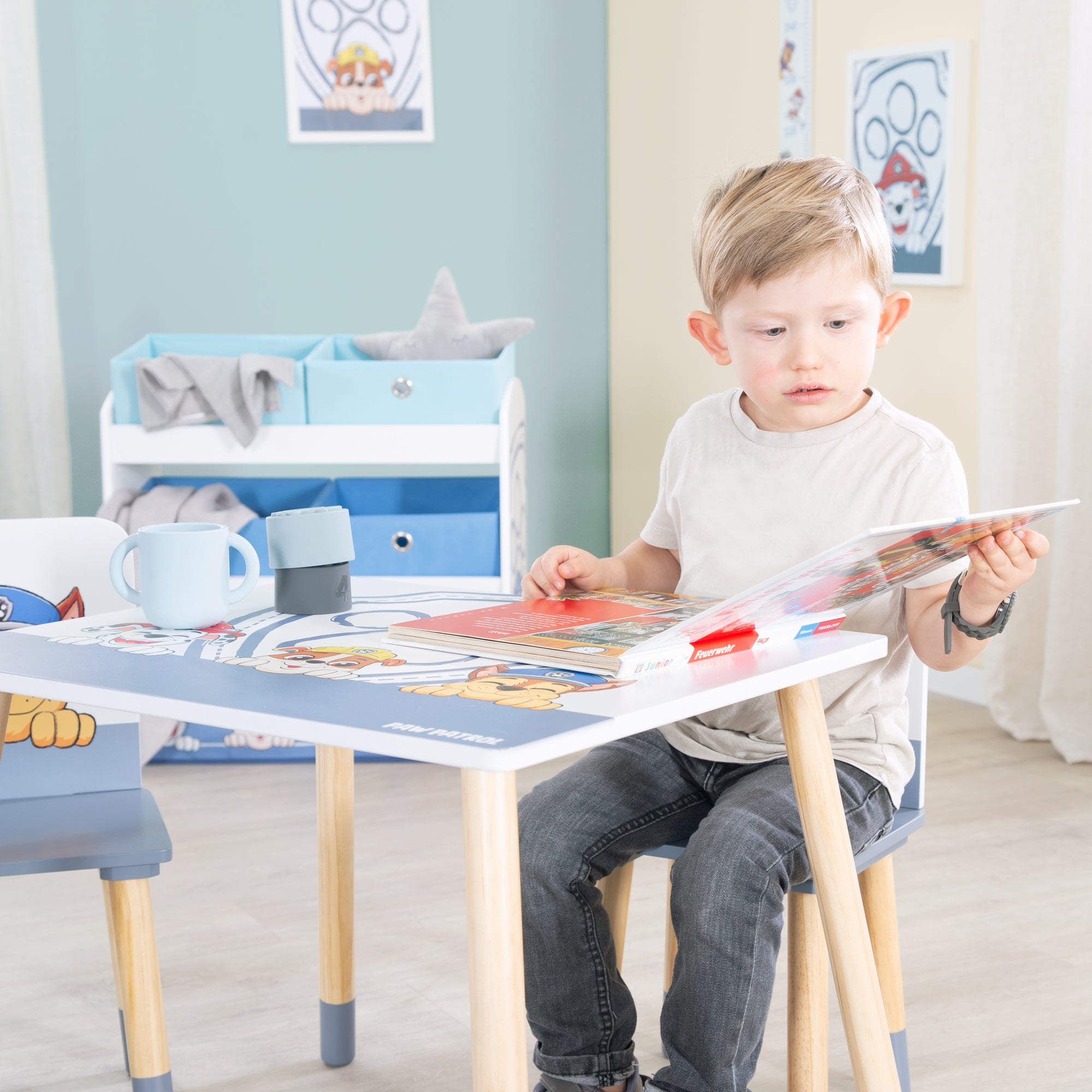 Roba 450019PW1 Kindersitzgruppe Paw Patrol grau-weiß – Spielmöbel - Bild 4 Roba 450019PW1 Kindersitzgruppe Paw Patrol grau-weiß – Spielmöbel - Produktbild 4