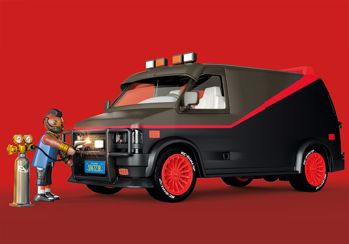 PLAYMOBIL 70750 The A-Team Van Auto, Fahrzeug, Maschine, Rad, Person