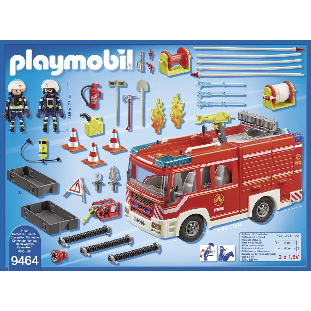 PLAYMOBIL 9464 City Action - Feuerwehr-Rüstfahrzeug mit Licht & Sound PLAYMOBIL 9464 City Action - Feuerwehr-Rüstfahrzeug mit Licht & Sound