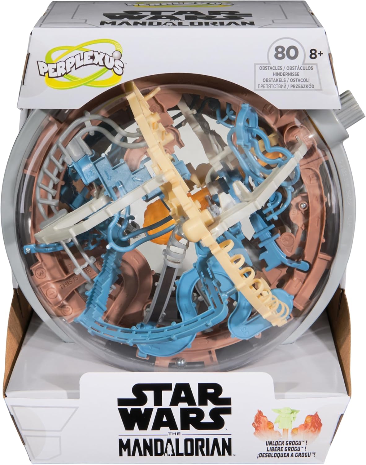 Spin Master Star Wars The Mandalorian Grogu (Baby Yoda) Bewegliche Spielfigur mit Zubehör