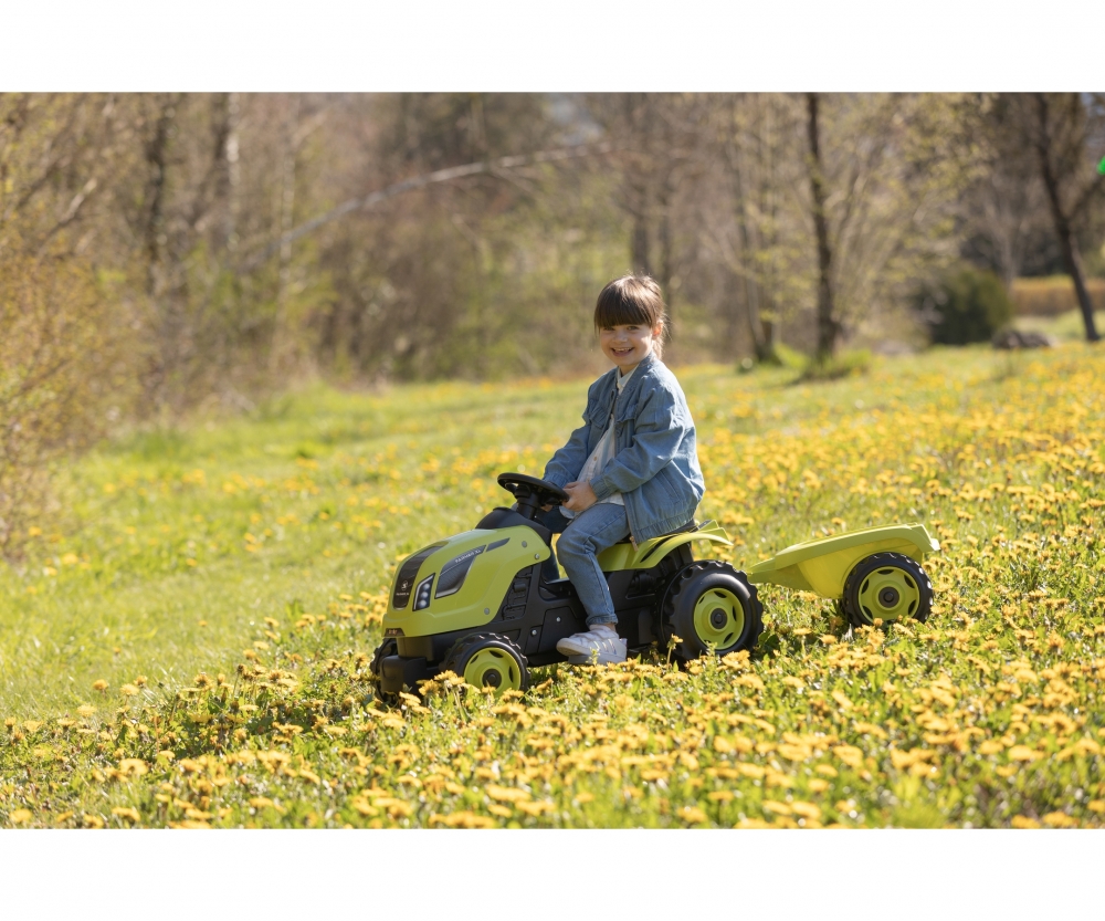 Smoby Smoby Traktor Farmer XL Grün+Anhänger