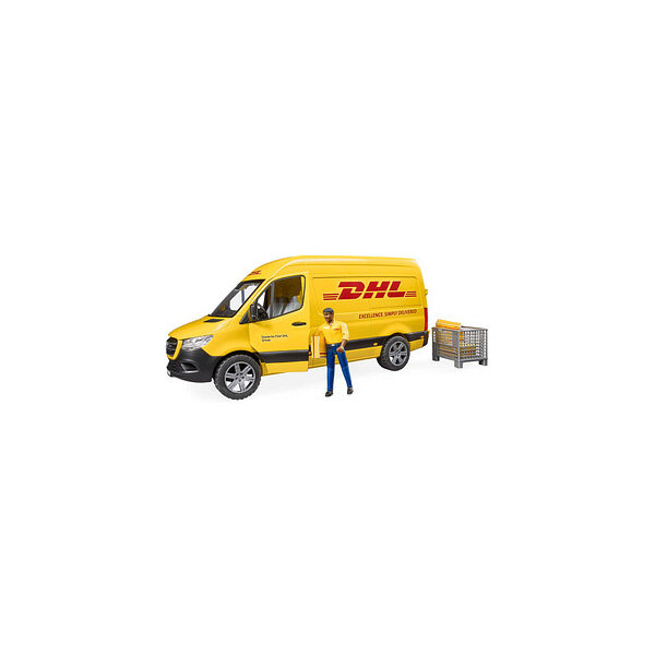 Bruder_02671_Mb_Sprinter_Dhl_Mit_Fahrer, Umzugswagen, Transport, Transporter, Fahrzeug, Person