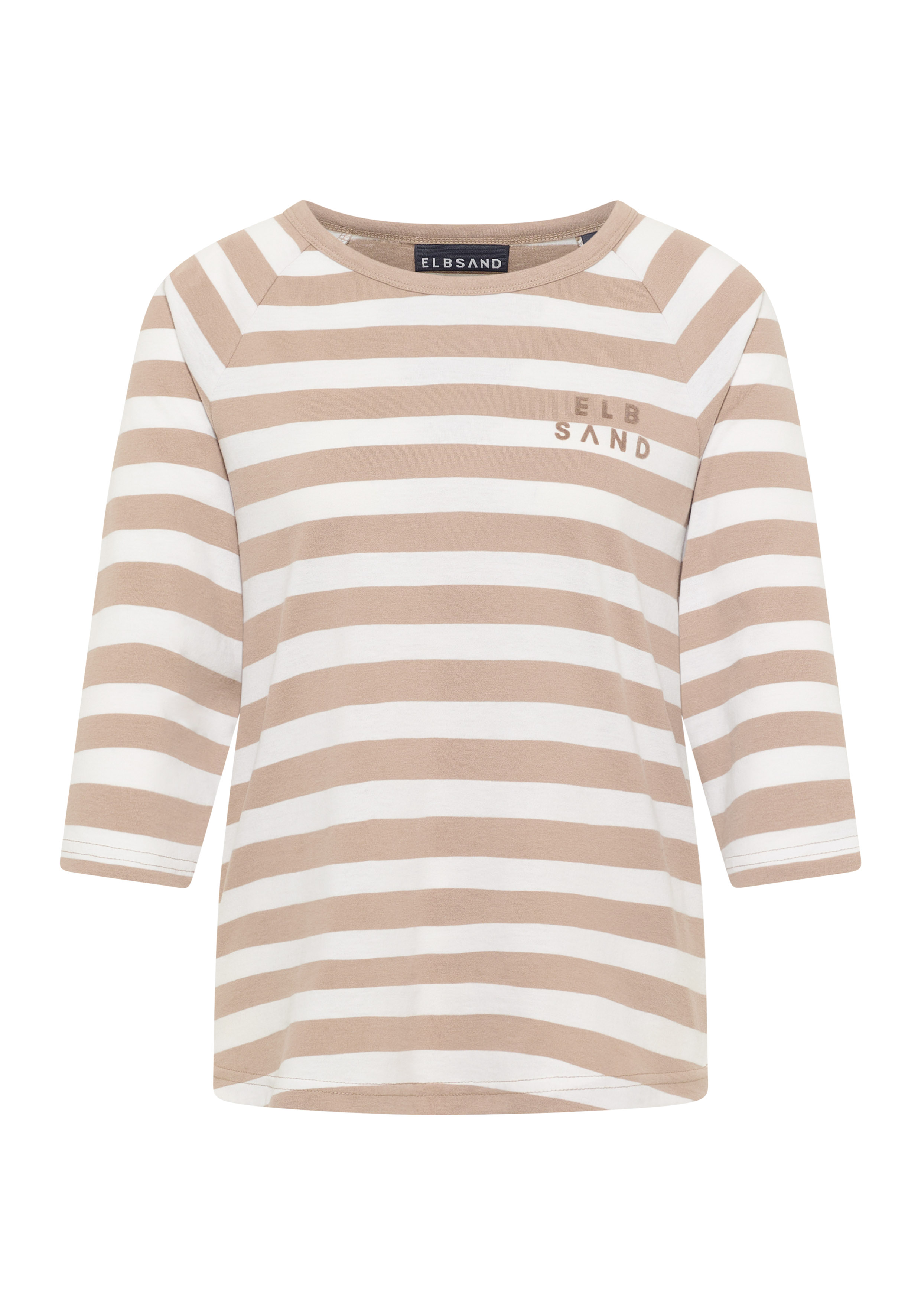 ELBSAND 3/4 SHIRT, CELIN, BEIGE/WEIß von Elbsand bei Conquest. Artikel ELB 70742/0011.