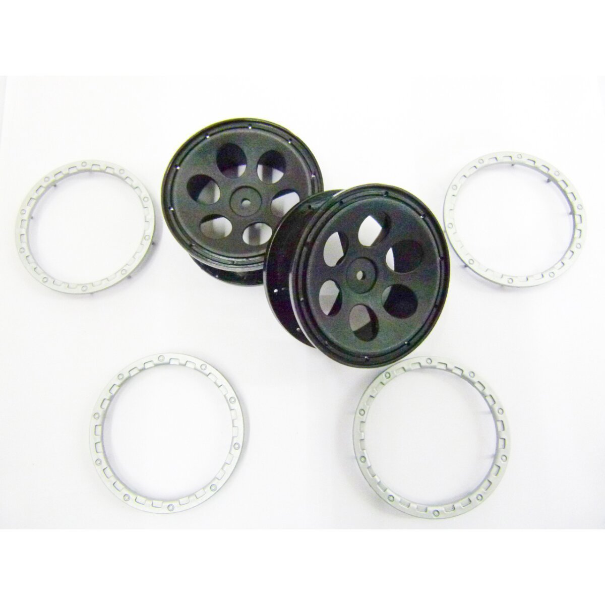 JAMARA Felgen 1:10 VE2 General graue Felgenringe 2 Felgen 4 Felgenringe JAMARA Felgen 1:10 VE2 General graue Felgenringe 2 Felgen 4 Felgenringe