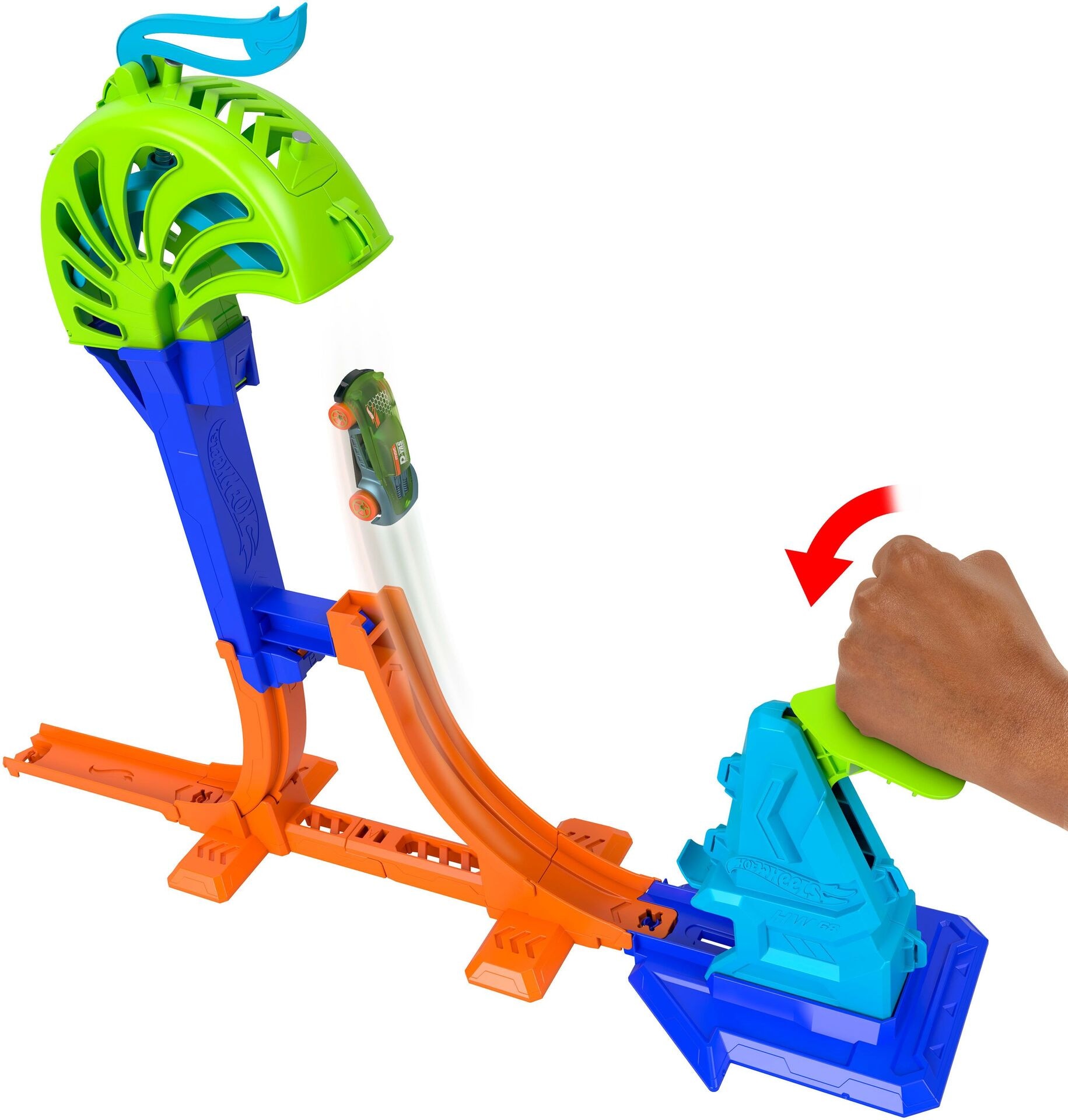 Hot Wheels Stunt Tracks Power Launch Champion - Mattel - MATTEL JHK75 Produktfoto - Mattel - Hot Wheels Stunt Tracks Power Launch Champion - Modell MATTEL JHK75
