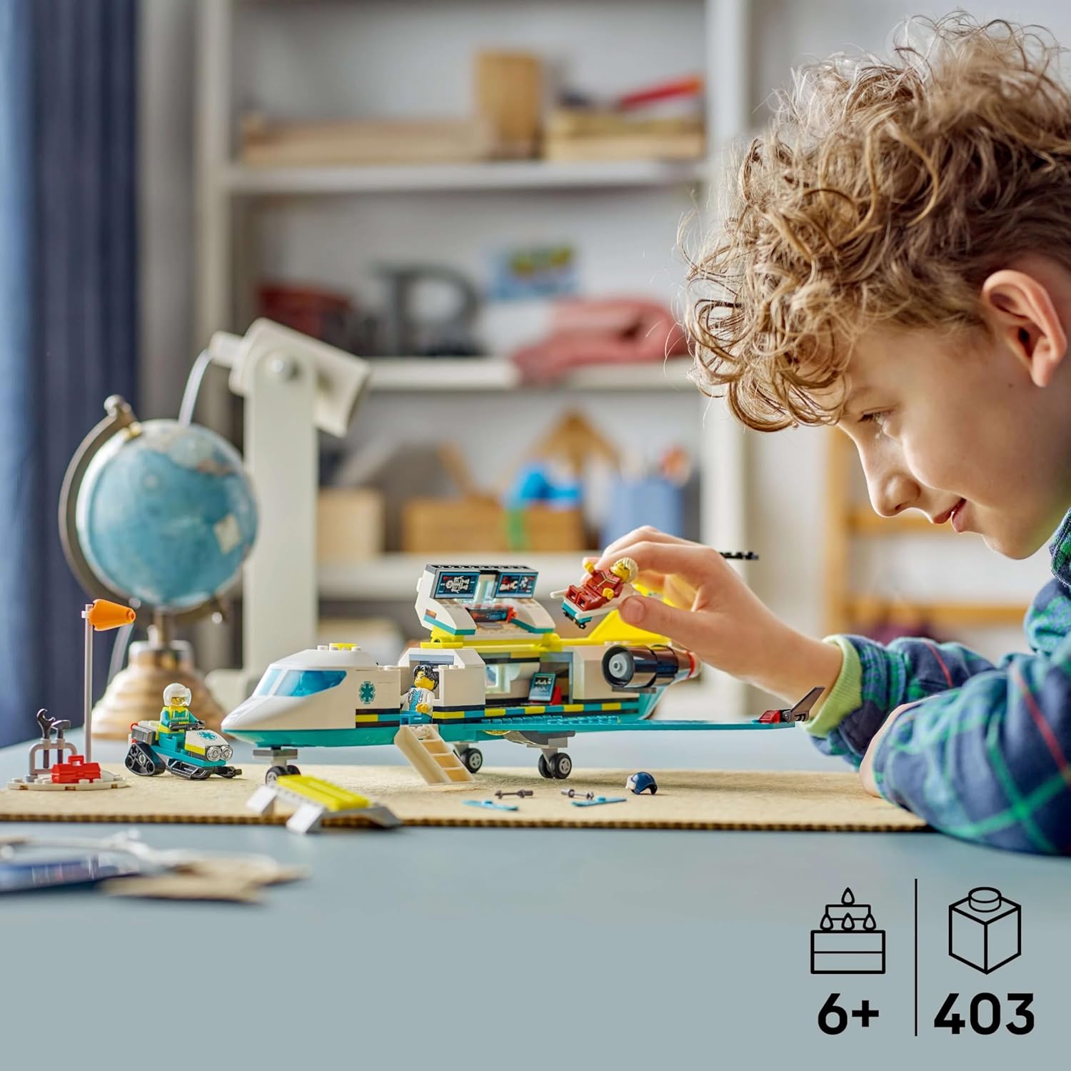LEGO® City 60465 Notfallrettungsflugzeug Person, Spielzeug