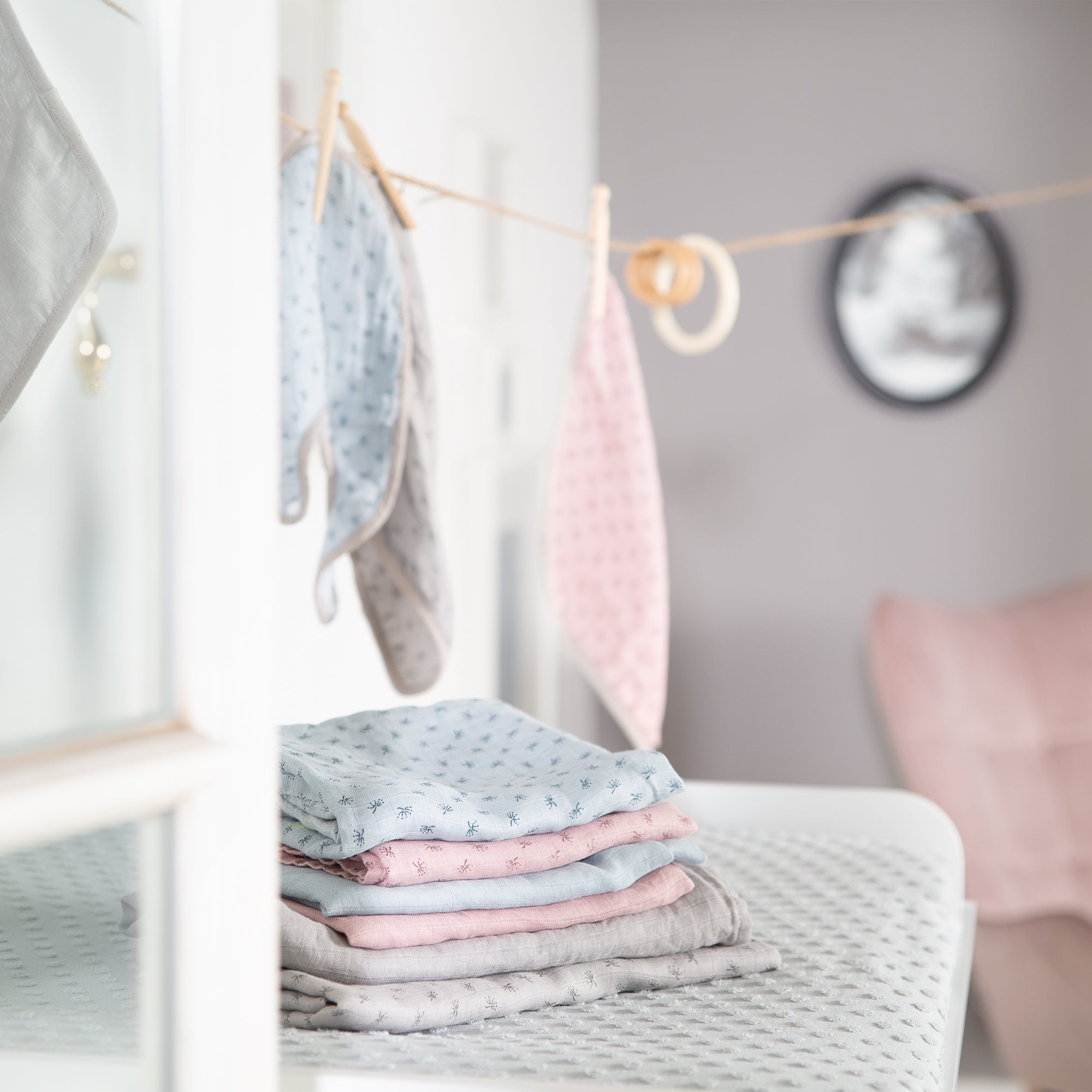 Roba 306125G228 3er Set Windeln Lil Planet türkis hell blau – Kids Care - Produktbild 4