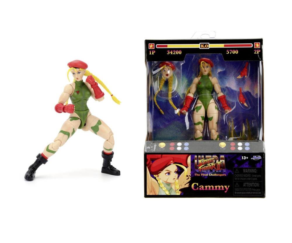 Jada Street Fighter II Cammy 6" Figure