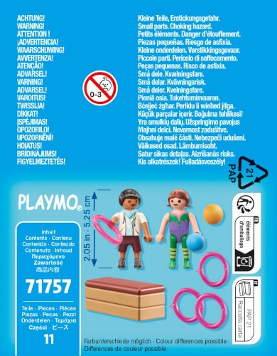 PLAYMOBIL 71757 - Special Plus: Kinderturnen mit Turngeräten & Figuren Werbung, Plakat, Person