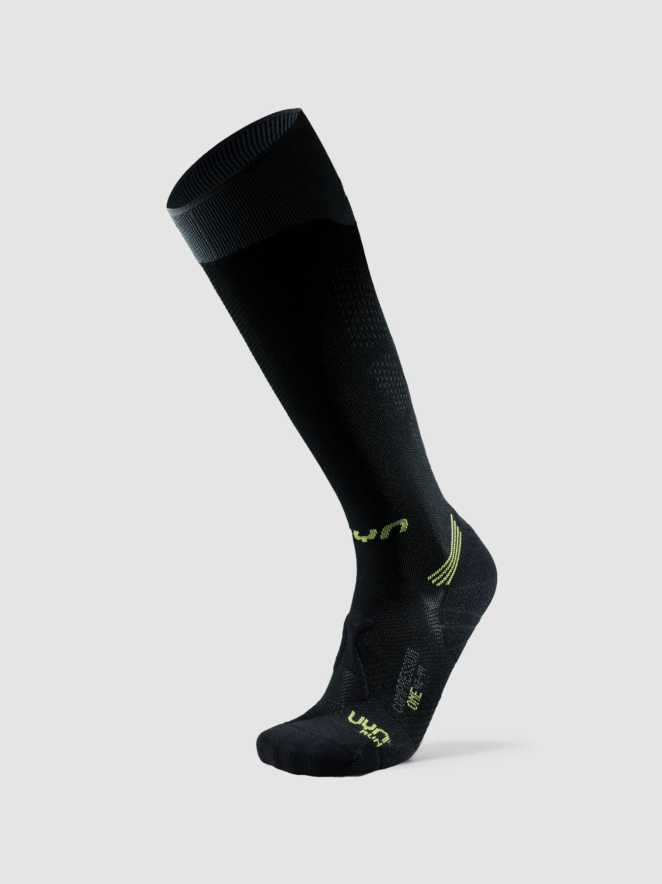 UYN Herren Kompressions-Laufsocken Compression One S100330B214 - Schwarz/Grau/Limette UYN Herren Kompressions-Laufsocken Compression One S100330B214 - Schwarz/Grau/Limette