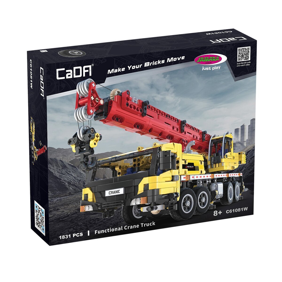 JAMARA CaDA Mobilkran 1:35 Bricks ab 8 Jahren JAMARA CaDA Mobilkran 1:35 Bricks ab 8 Jahren