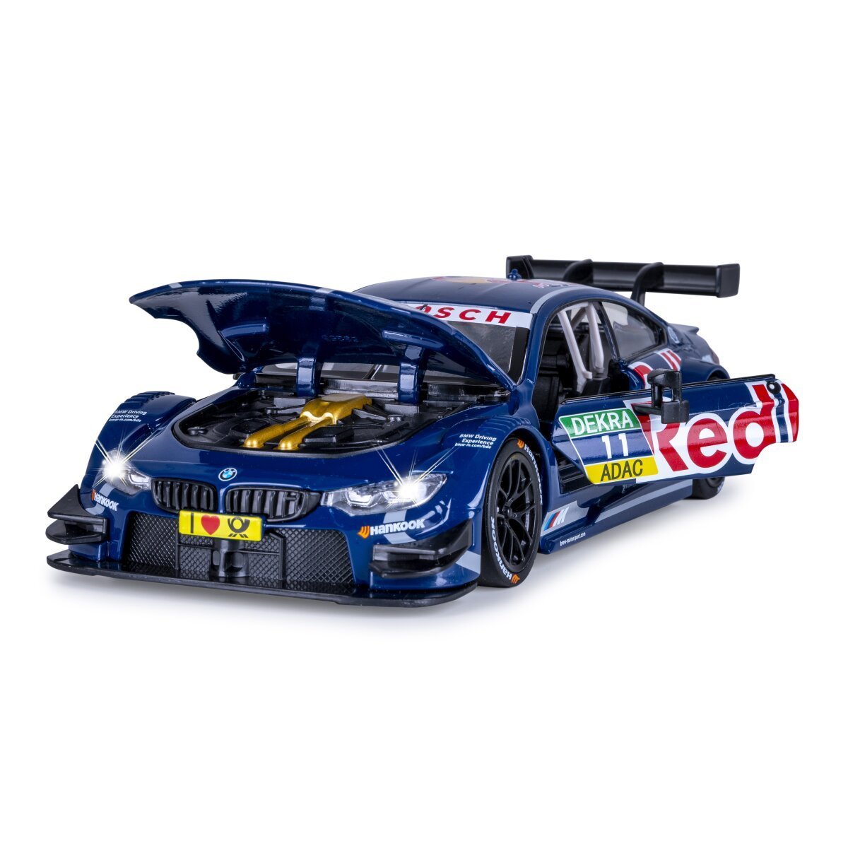 JAMARA BMW M4 DTM Diecast 1:24 blau inkl. Knopfzellen ab 3 Jahren JAMARA BMW M4 DTM Diecast 1:24 blau inkl. Knopfzellen ab 3 Jahren