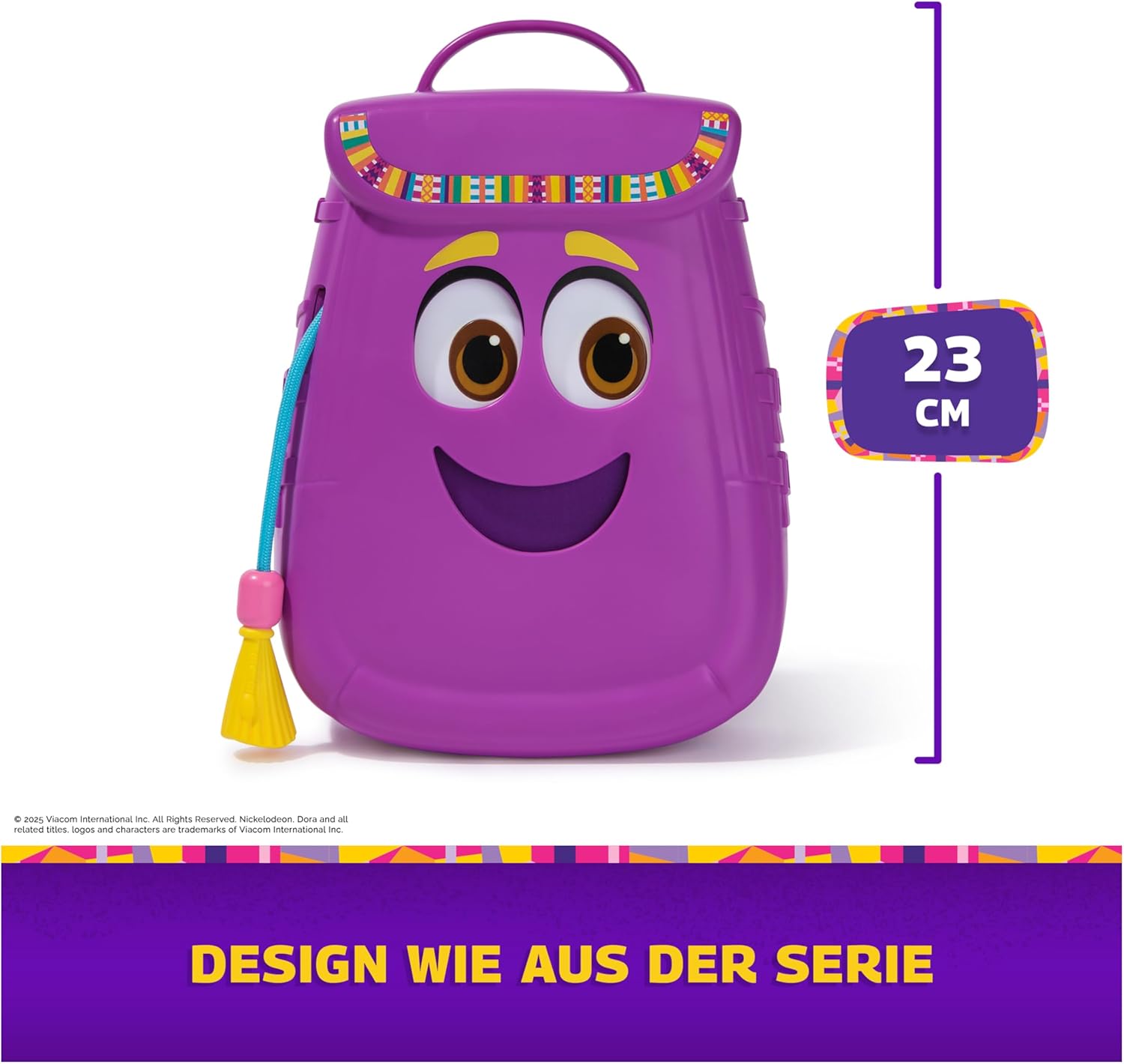 Dora the Explorer My Adventure Backpack Lila Kinderrucksack mit Dora-Motiv und Zubehör