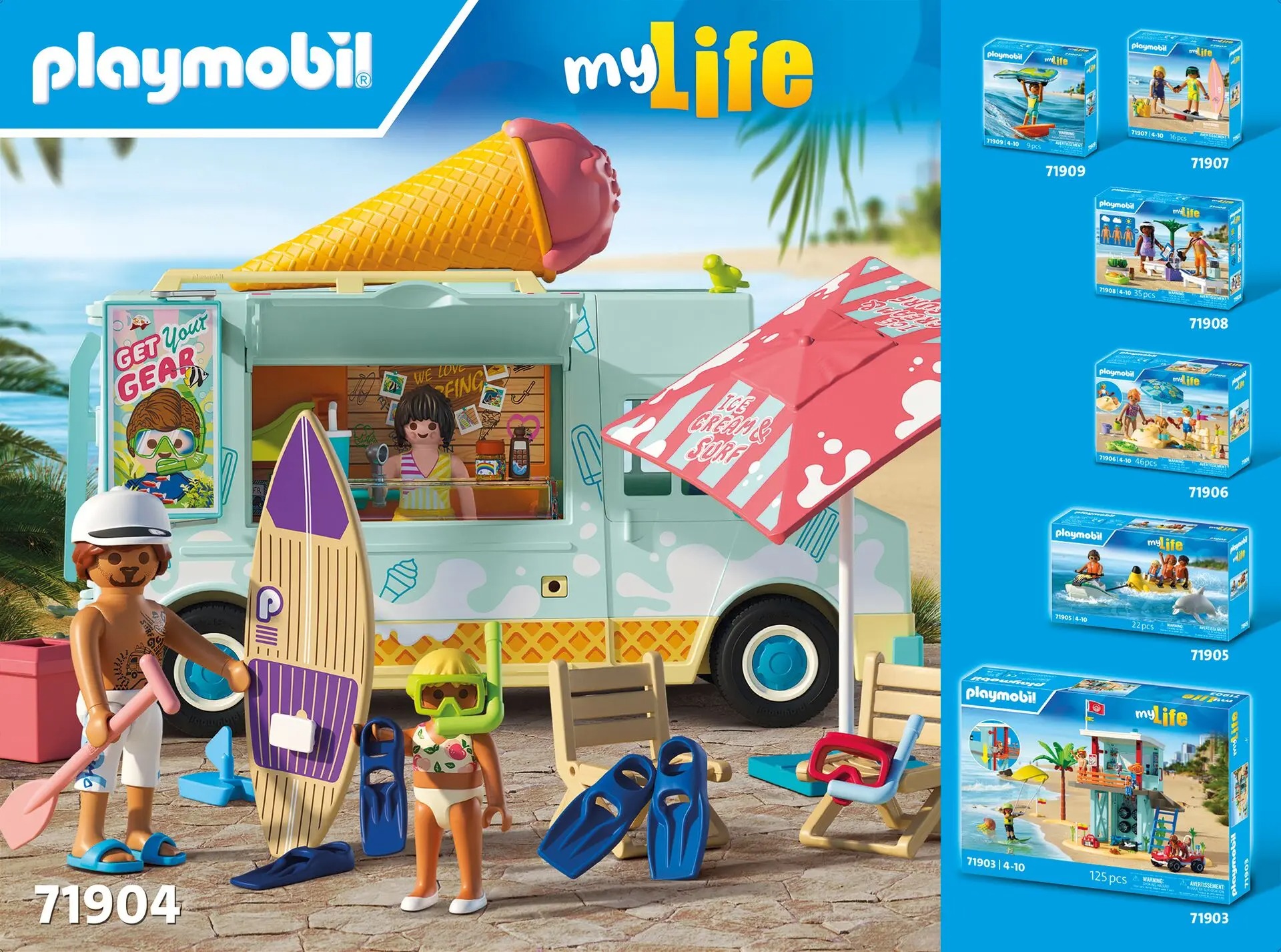 PLAYMOBIL 71904 My Life: Ice Cream Truck mit Surfshop PLAYMOBIL 71904 My Life: Ice Cream Truck mit Surfshop