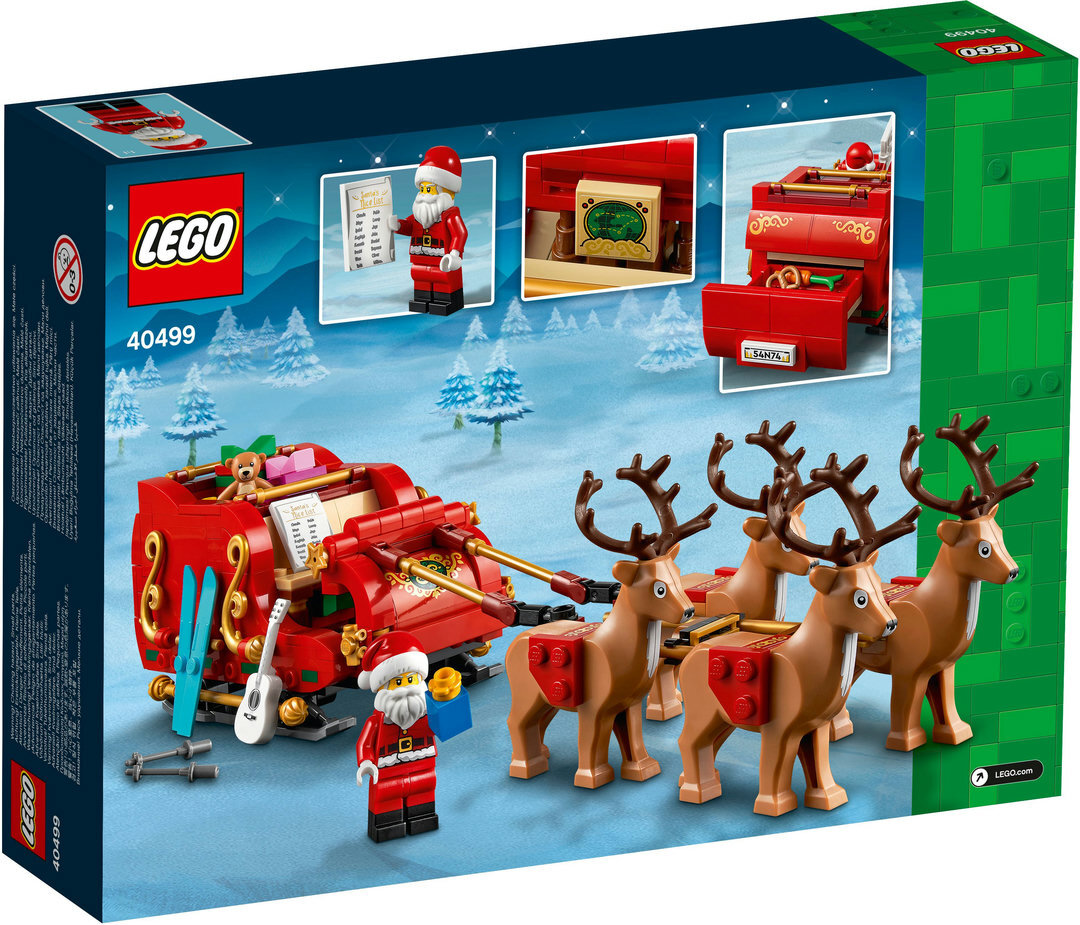 LEGO® Schlitten des Weihnachtsmanns 40499 Spielzeug, Person