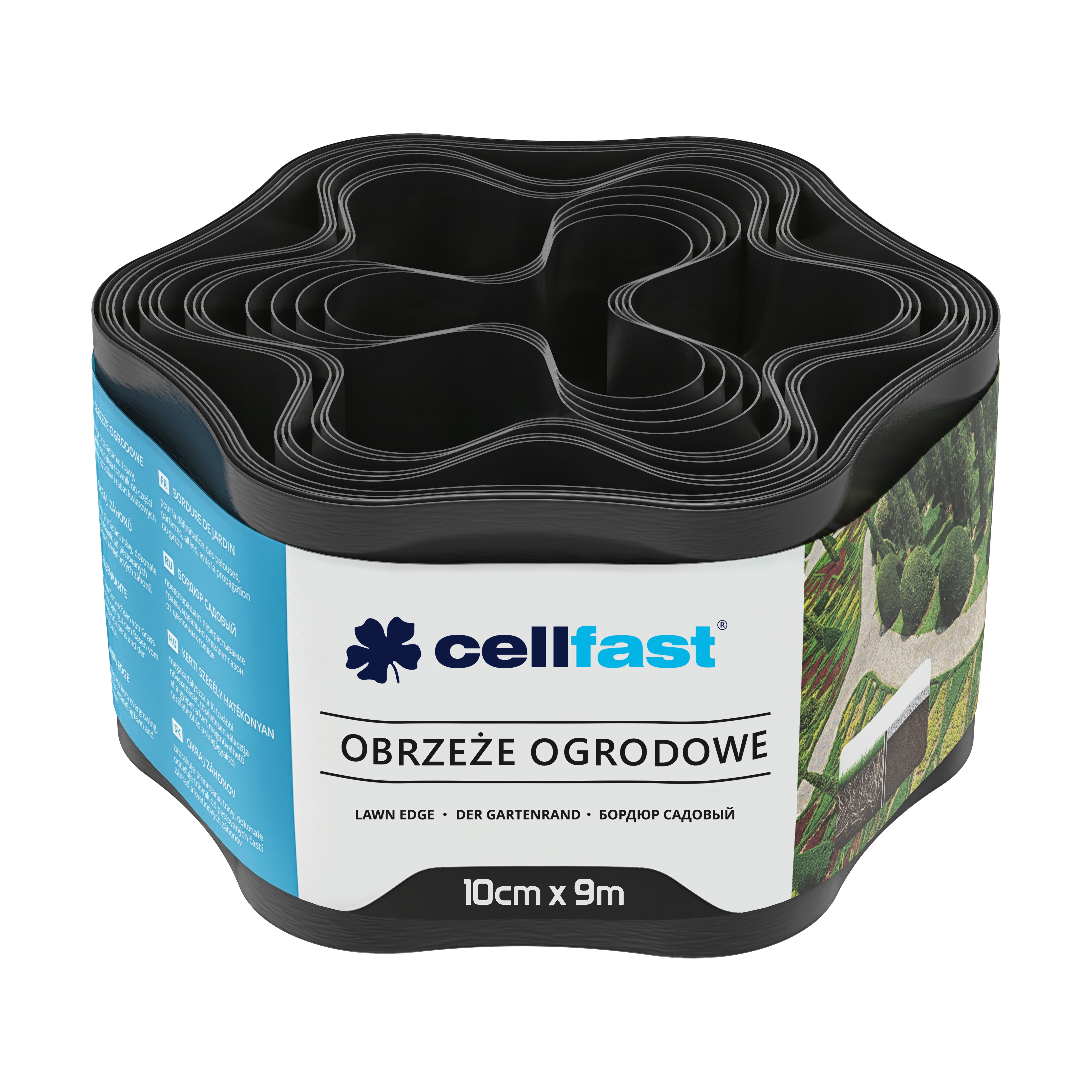 Cellfast Gartenrand 10 cm x 9 m schwarz Cellfast Gartenrand 10 cm x 9 m schwarz