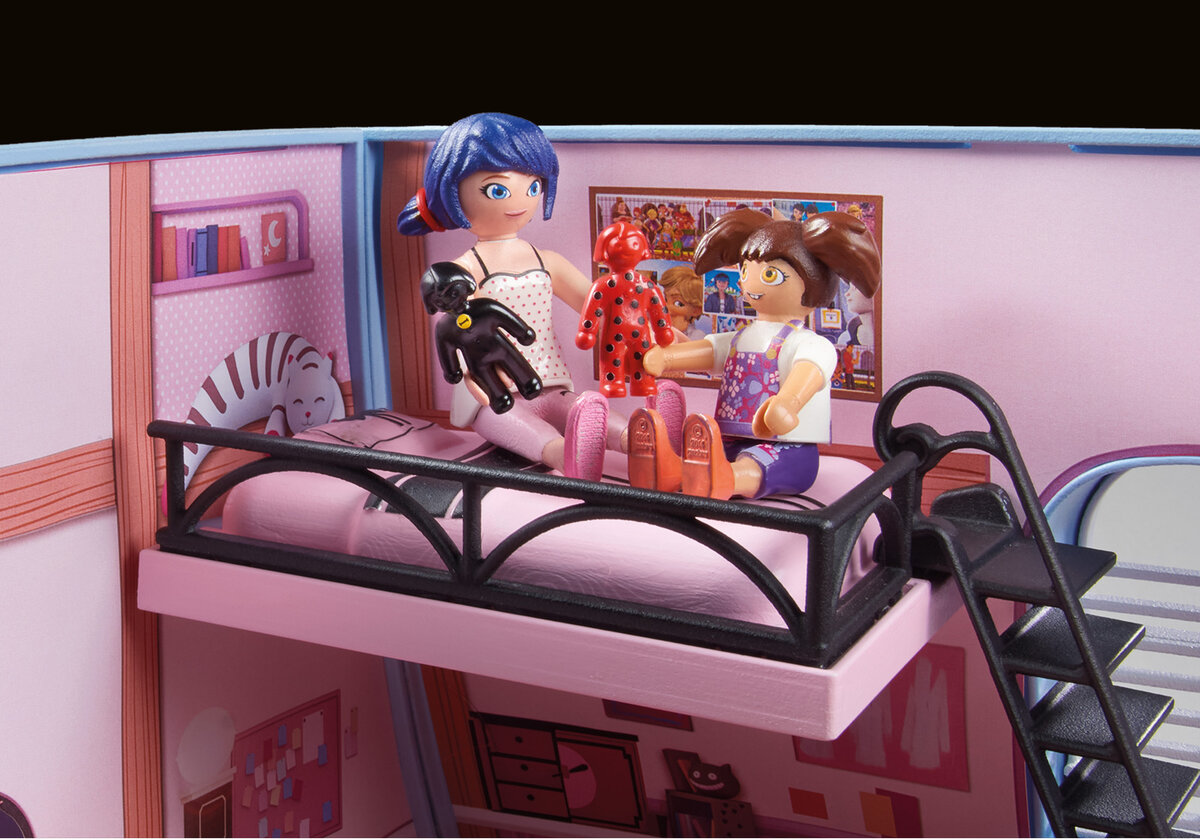 PLAYMOBIL 71334 Miraculous: Marinettes Loft Figur, Puppe, Gesicht, Person, Stuhl